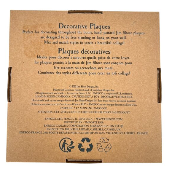 Jim Shore Heartwood Creek Robin Decorative Plaque NIB - Picture 8 of 9